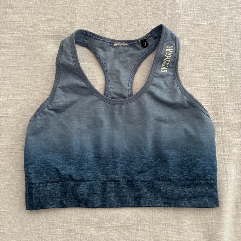 Gymshark Adapt Ombre Blue Sports Bra